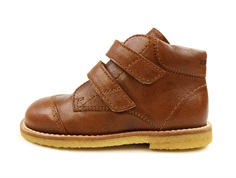 Angulus cognac toddler shoe with velcro